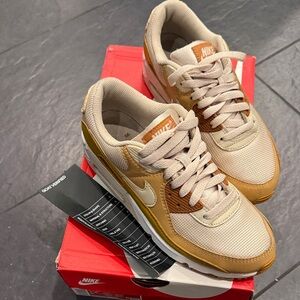 Nike Tan and Brown W Air Max 90 GOAT